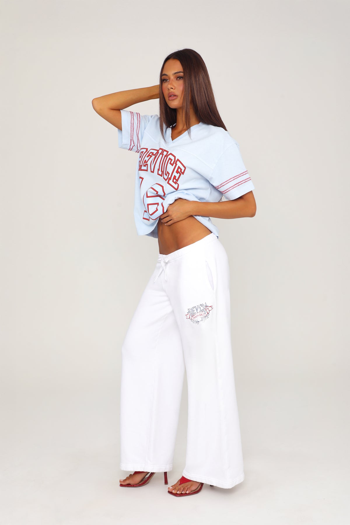 LAX SWEAT PANT / CLASSIC WHITE