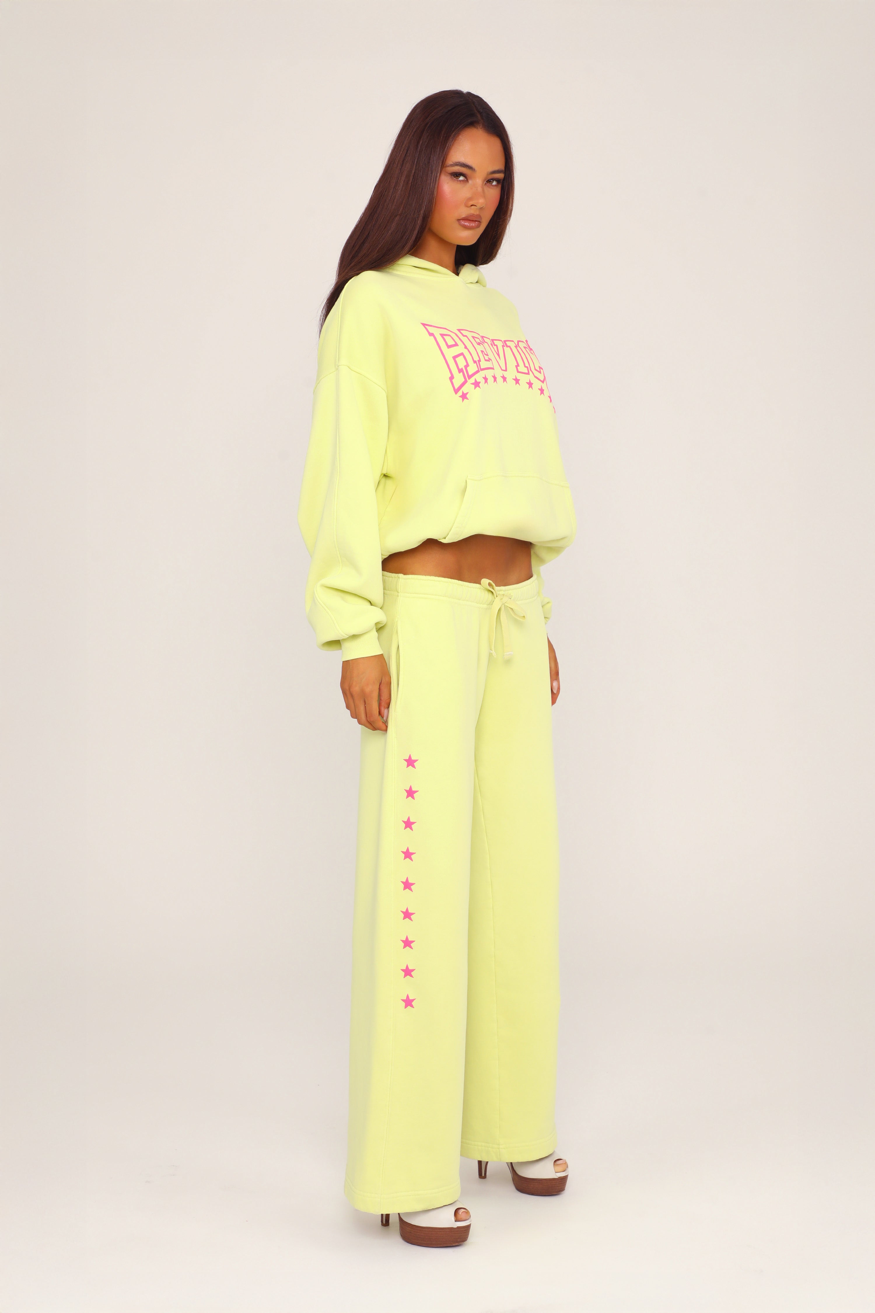 LAX SWEAT PANT / STARDOM LIME