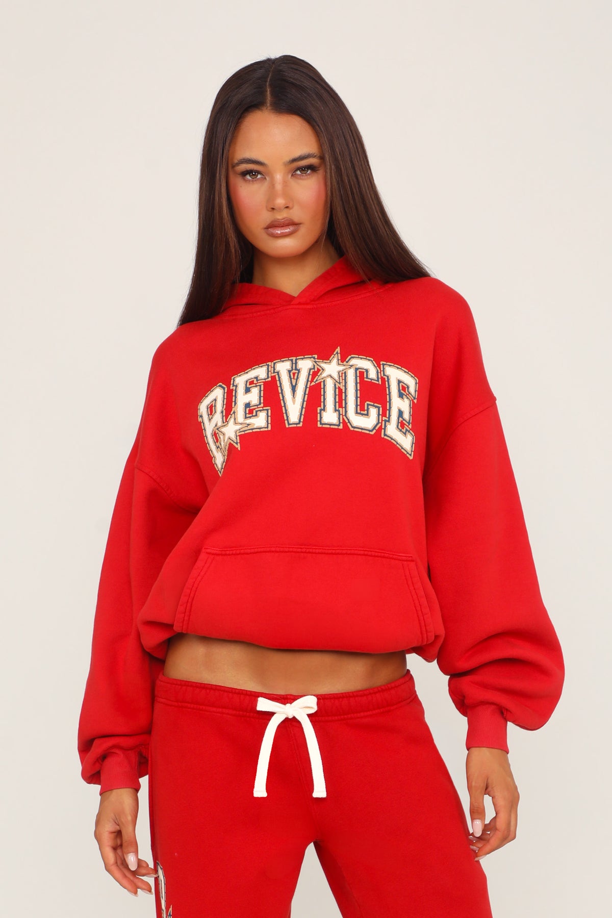 LAX HOODIE / POPSTAR RED