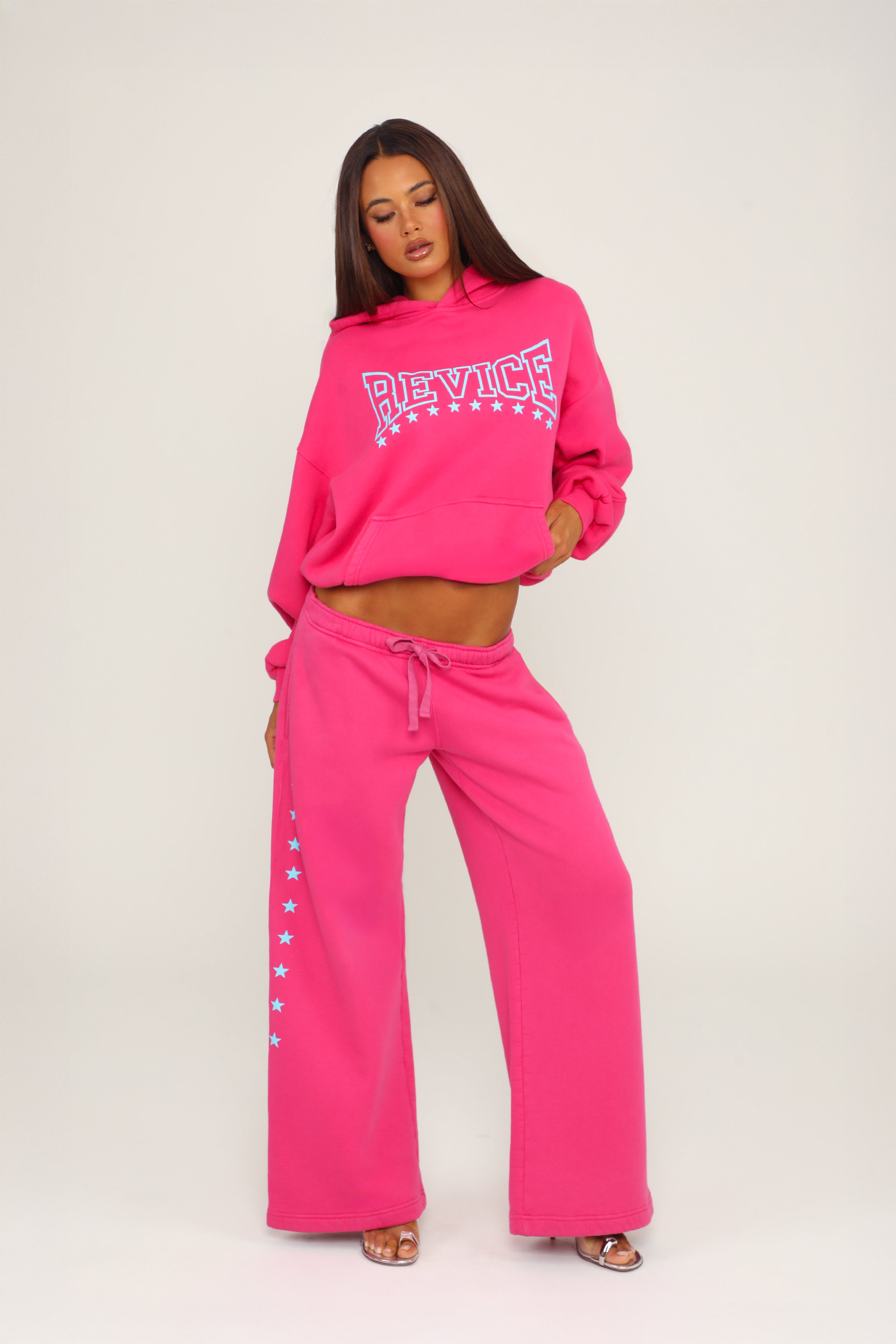 LAX SWEAT PANT / STARDOM HOT PINK