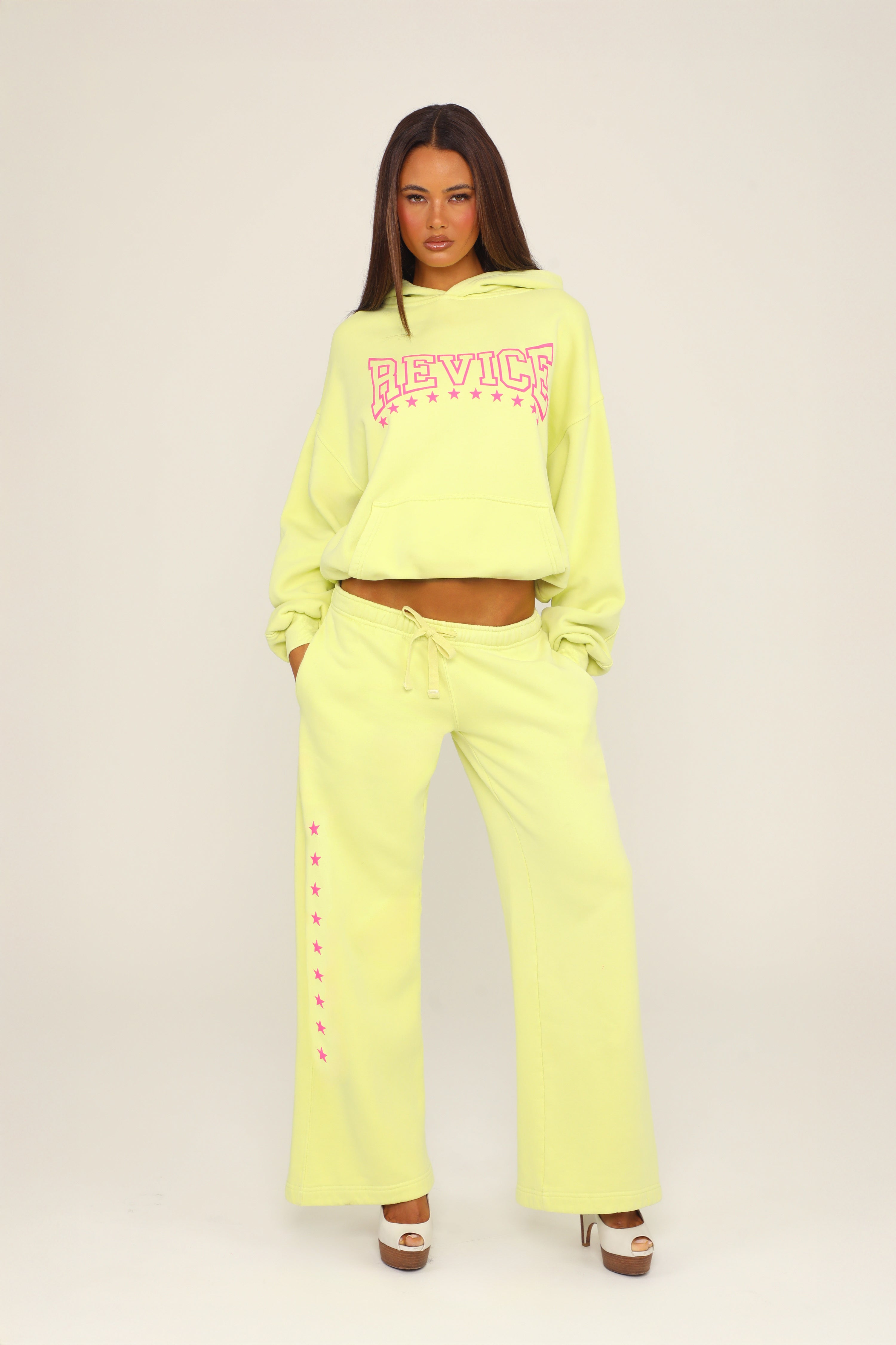 LAX SWEAT PANT / STARDOM LIME