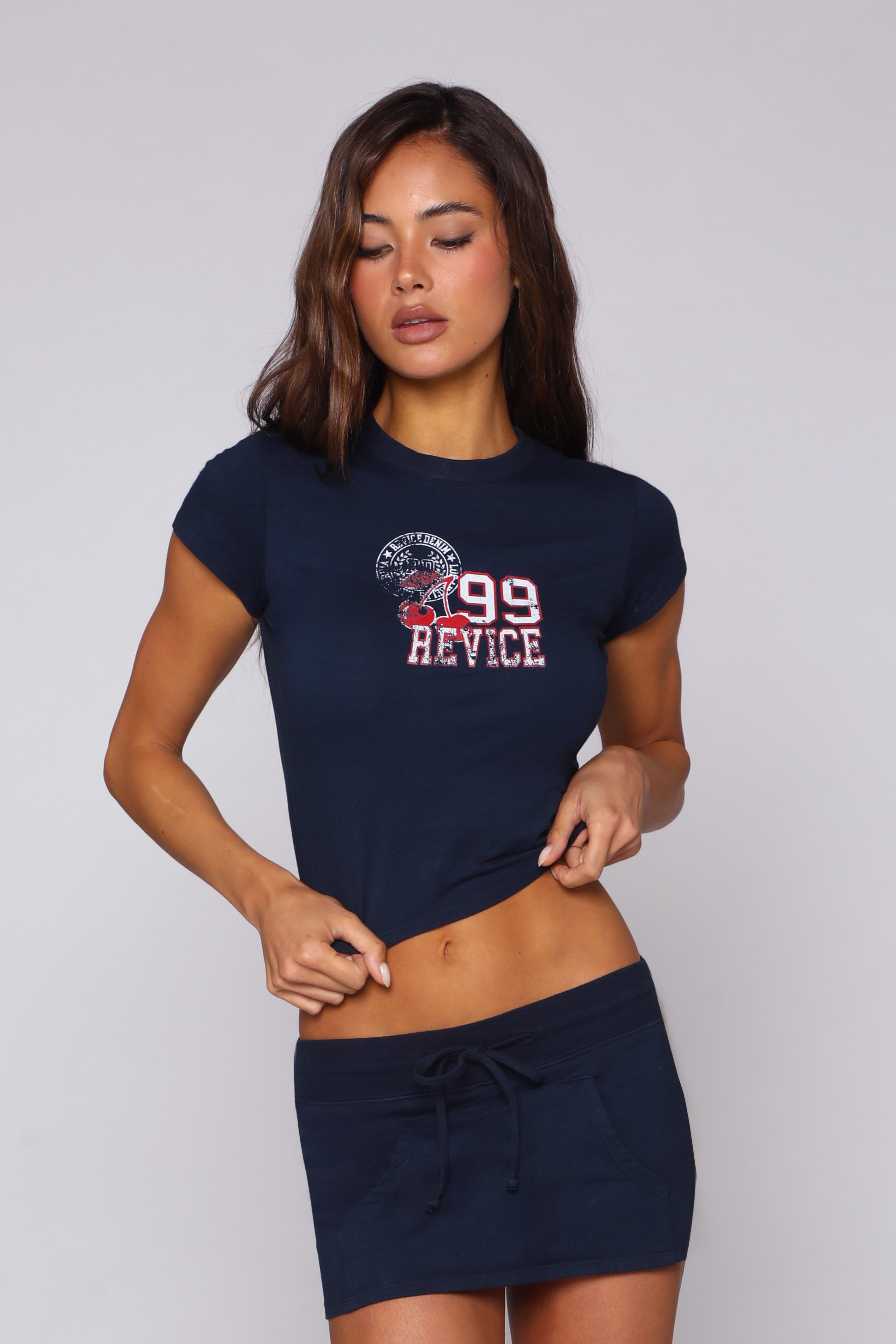 BEVERLY BABY TEE / CHERRY COLA