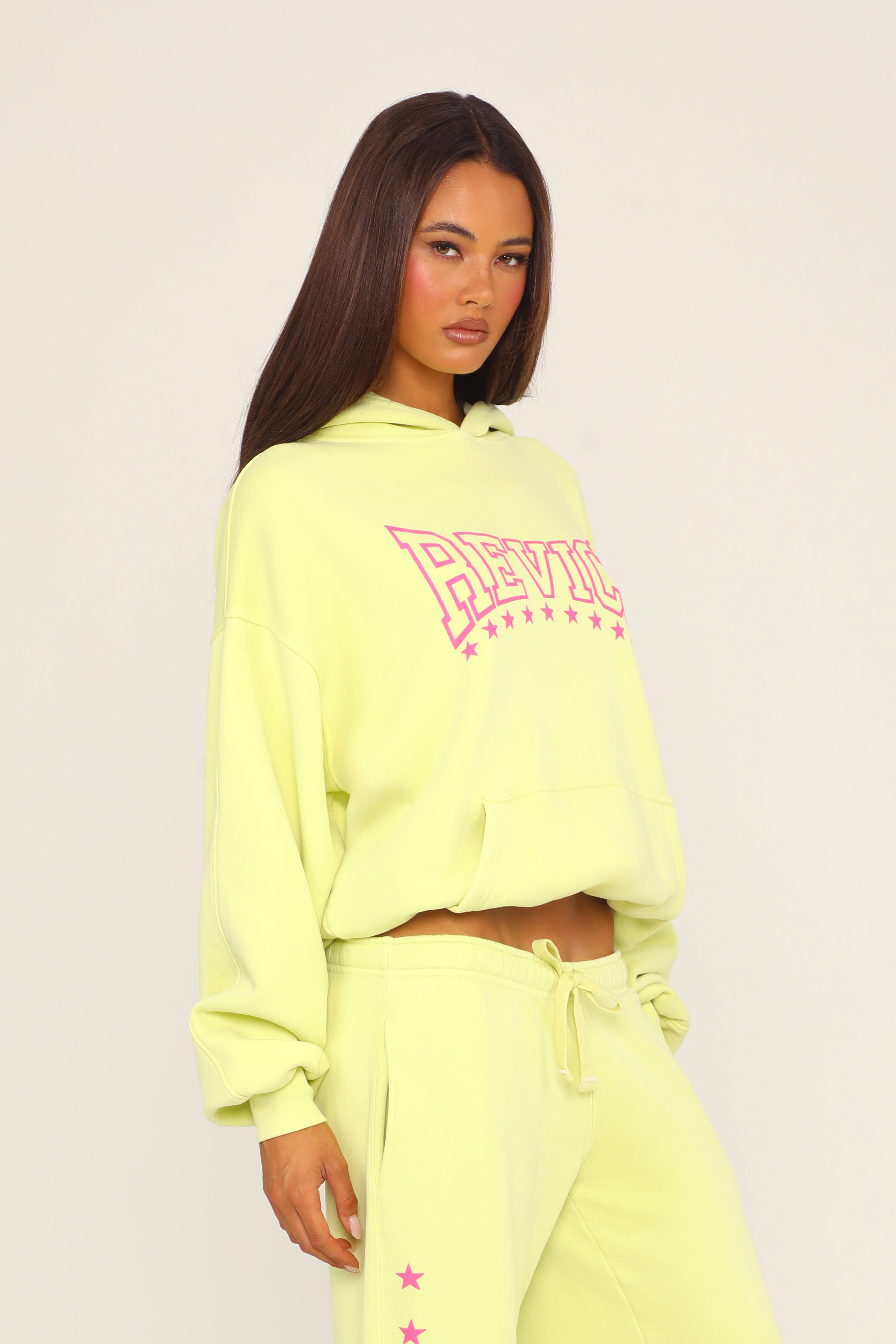 LAX HOODIE / STARDOM LIME
