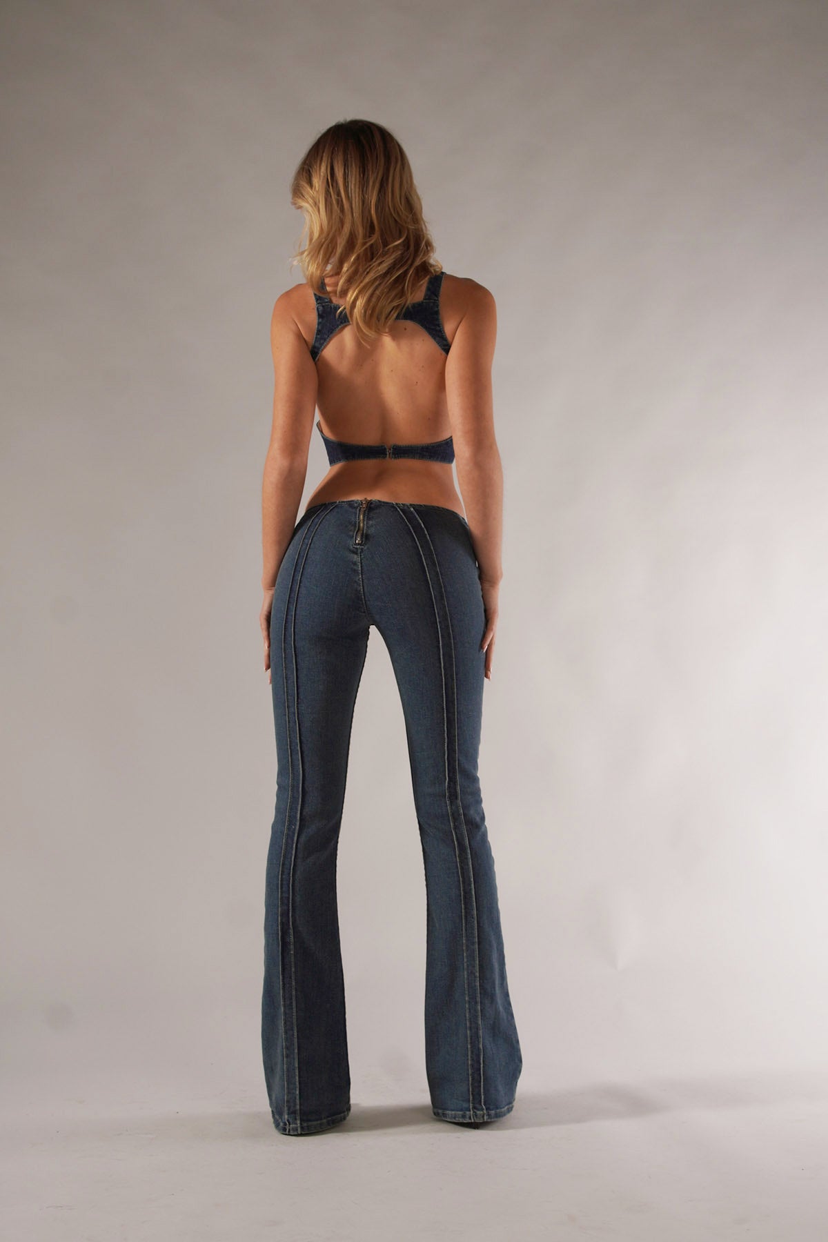 Bella Bow Pant / Super Blue