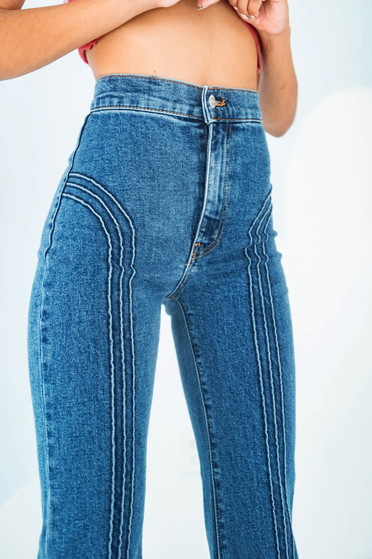 Rollergirl Flares / Blue Clue Wash